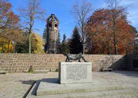 Figur am Bismarckturm Spremberg