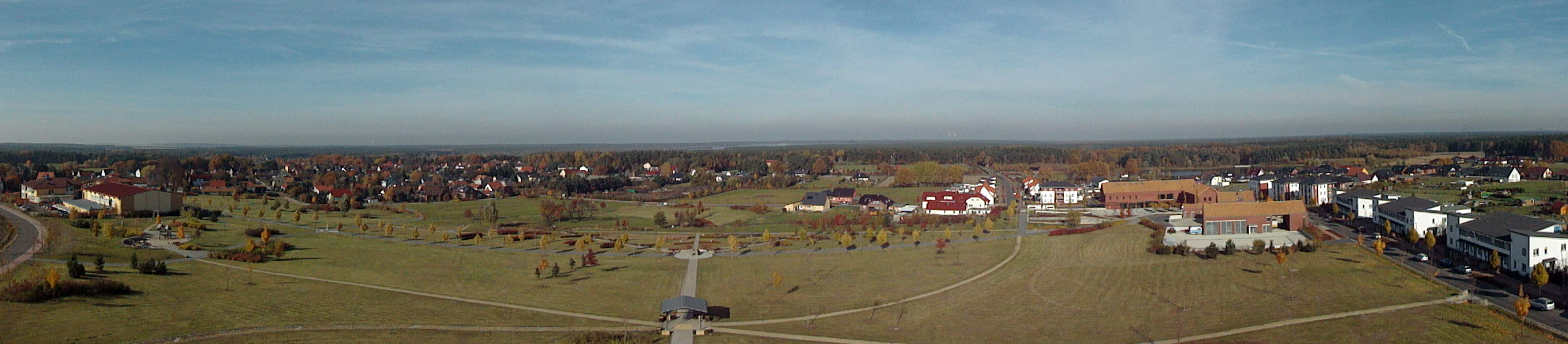 Panorama Aussichtsturm Haidemühl bei Spremberg