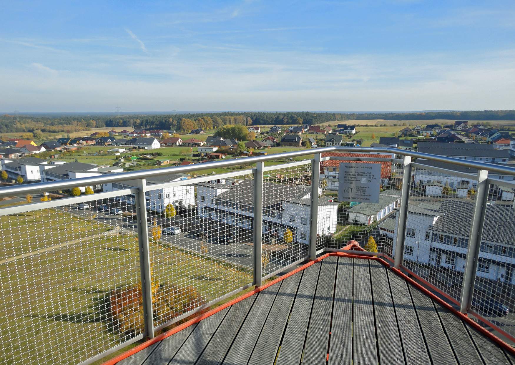 Ausflugsziel bei Spremberg der Aussichtsturm Haidemühl