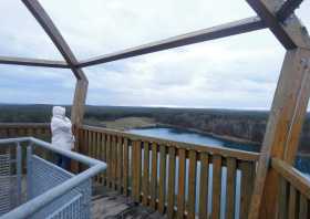 Aussicht vom Aussichtsturm Felixsee