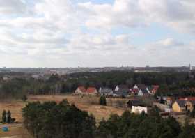 Aussichtsturm Merzdorf Blick auf Cottbus