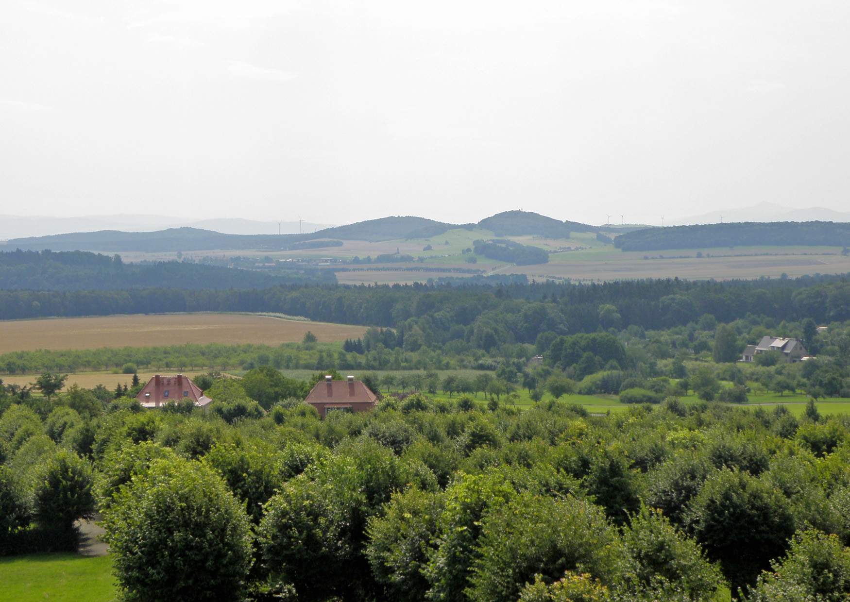 Hutberg Herrnhut Blick nach Südosten nach Großhennersdorf