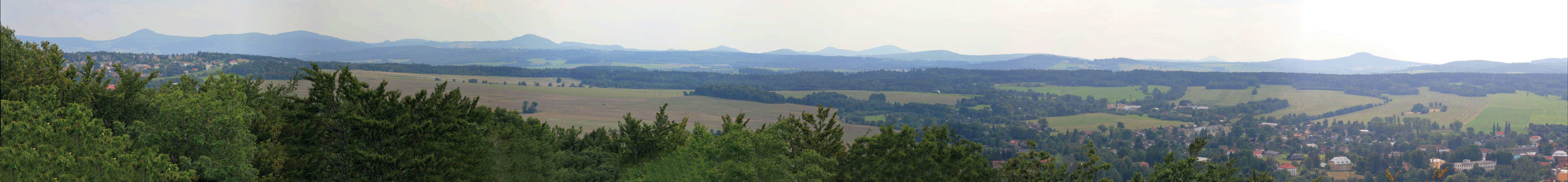 Panorama Filipov Neugersdorf Burgsberg Varnsdorf Rumburg Jiríkov