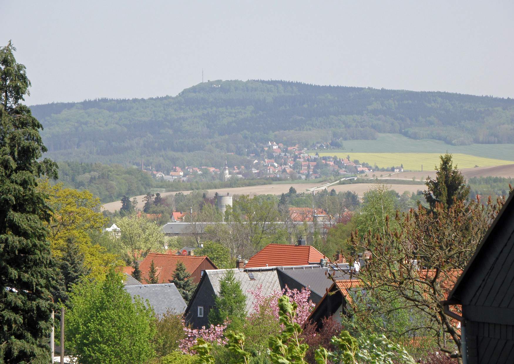 Aussicht am Bismarckturm Neugersdorf