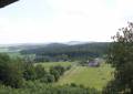 Turm Blick auf Neudorf im Sommer