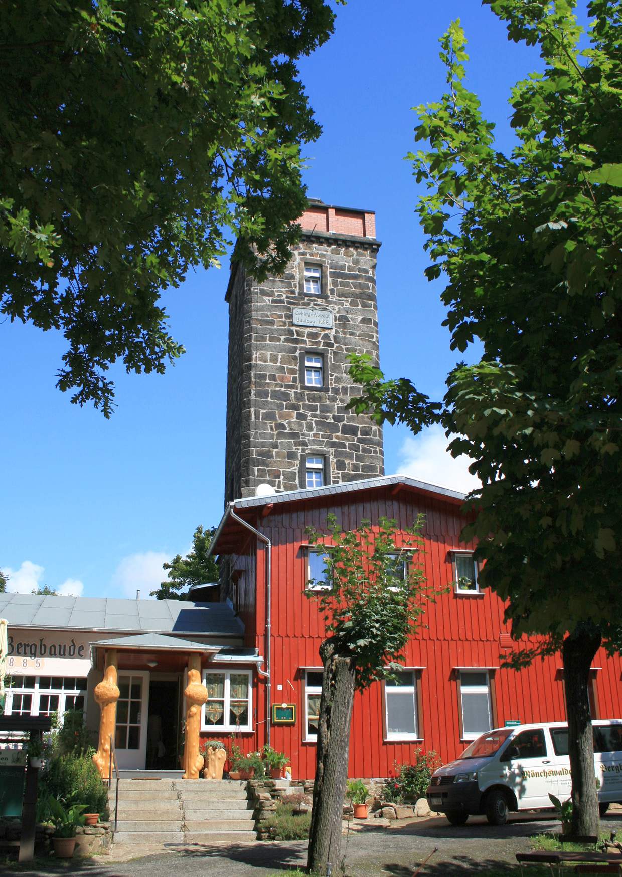 Ausfligsziel Aussichtsturm Mönchswalder Berg Oberlausitz