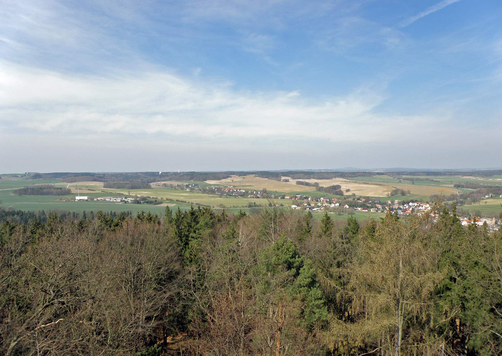 Belvedere Schöne Höhe die Aussicht Radeberger Land