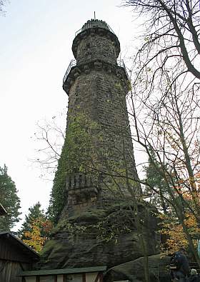 Der Aussichtsturm auf dem Pfaffenstein