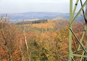 Der Blick vom Großen Winterberg Richtung Dresden