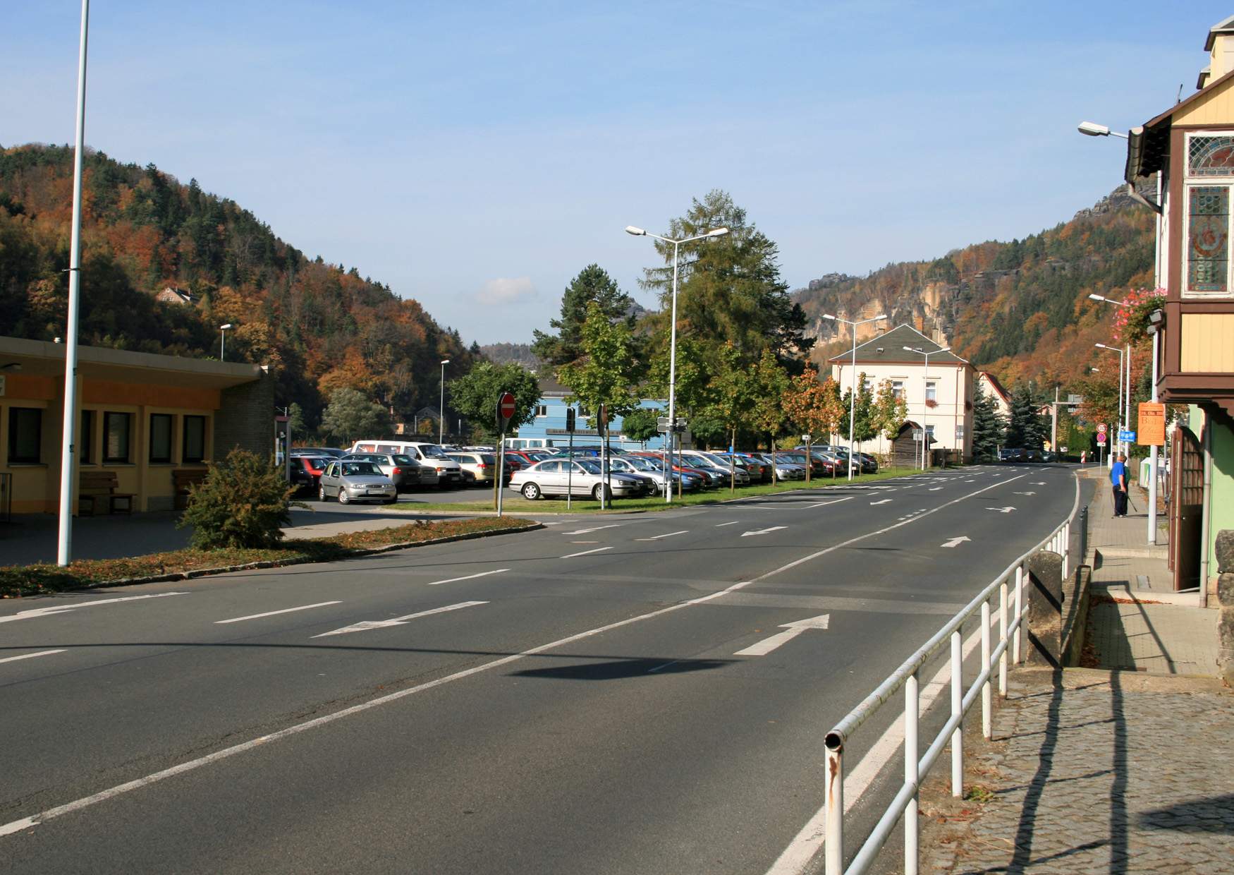 Parkplatz in Schmilka