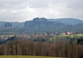 Blick vom Rathmannsdorfer Turm Richtung Falkenstein