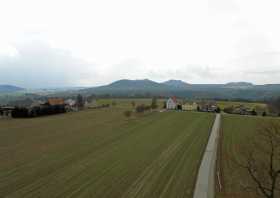 Blick vom Aussichtsturm Rathmannsdorf-Höhe Richtung Papststein