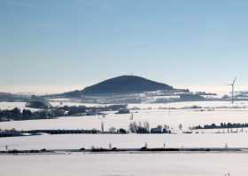 Aussichtsturm Dippoldiswalde Blick zum Luchberg