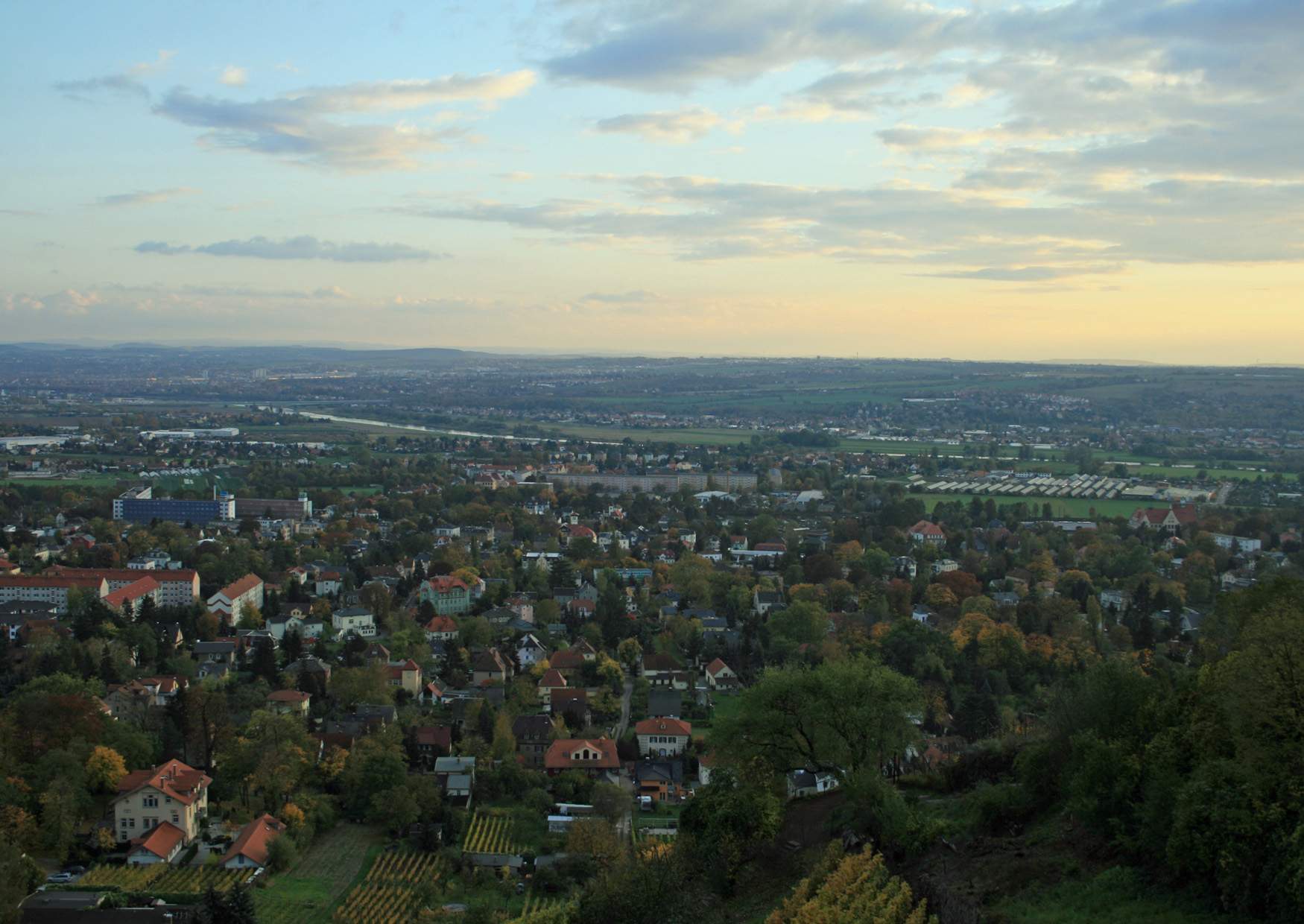 Der Blick vom Aussichtspunkt am Bismarckturm