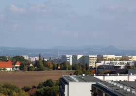 Fichteturm Blick auf die Sächsische Schweiz