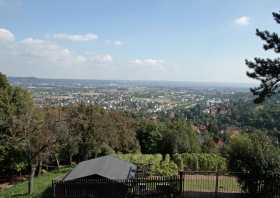 Blick am Bismarckturm Cossebaude