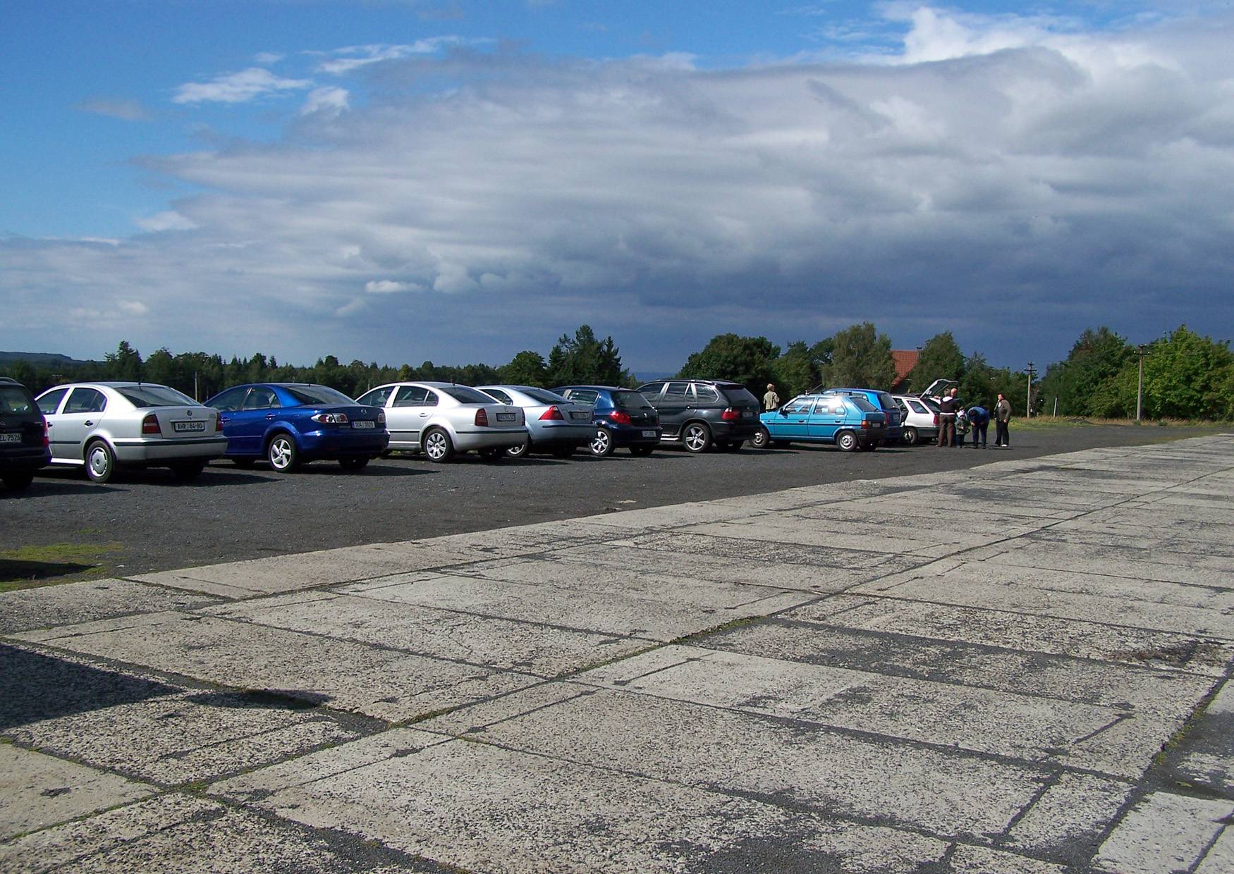 Parkplatz Sneznik Start zum Hohen Schneeberg