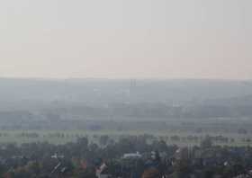 Der Blick vom König-Albert-Turm auf den Meissner Dom