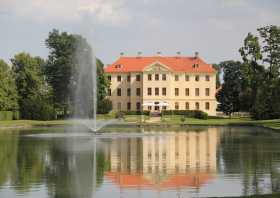 Der Zabeltitz Barockgarten mit dem Neuen Schoß