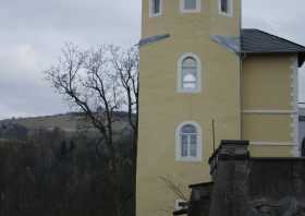 Die Aussicht am Schloss Purschenstein bei Neuhausen