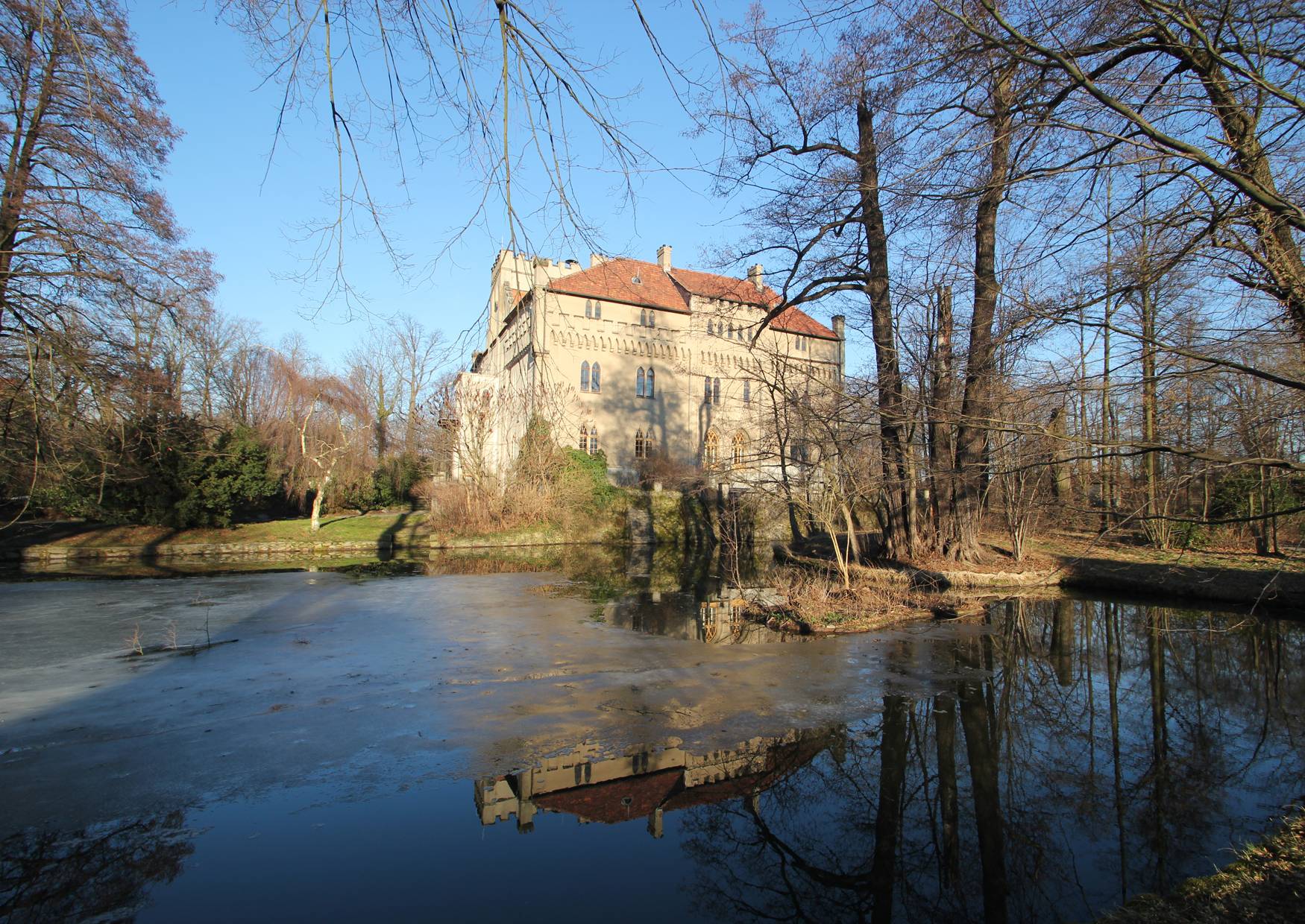 Ausflugsziel Schloss Seifersdorf  in Seifersdorf einem Ortsteil von Wachau