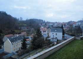 Das Schloss Nossen Blick auf Nossen