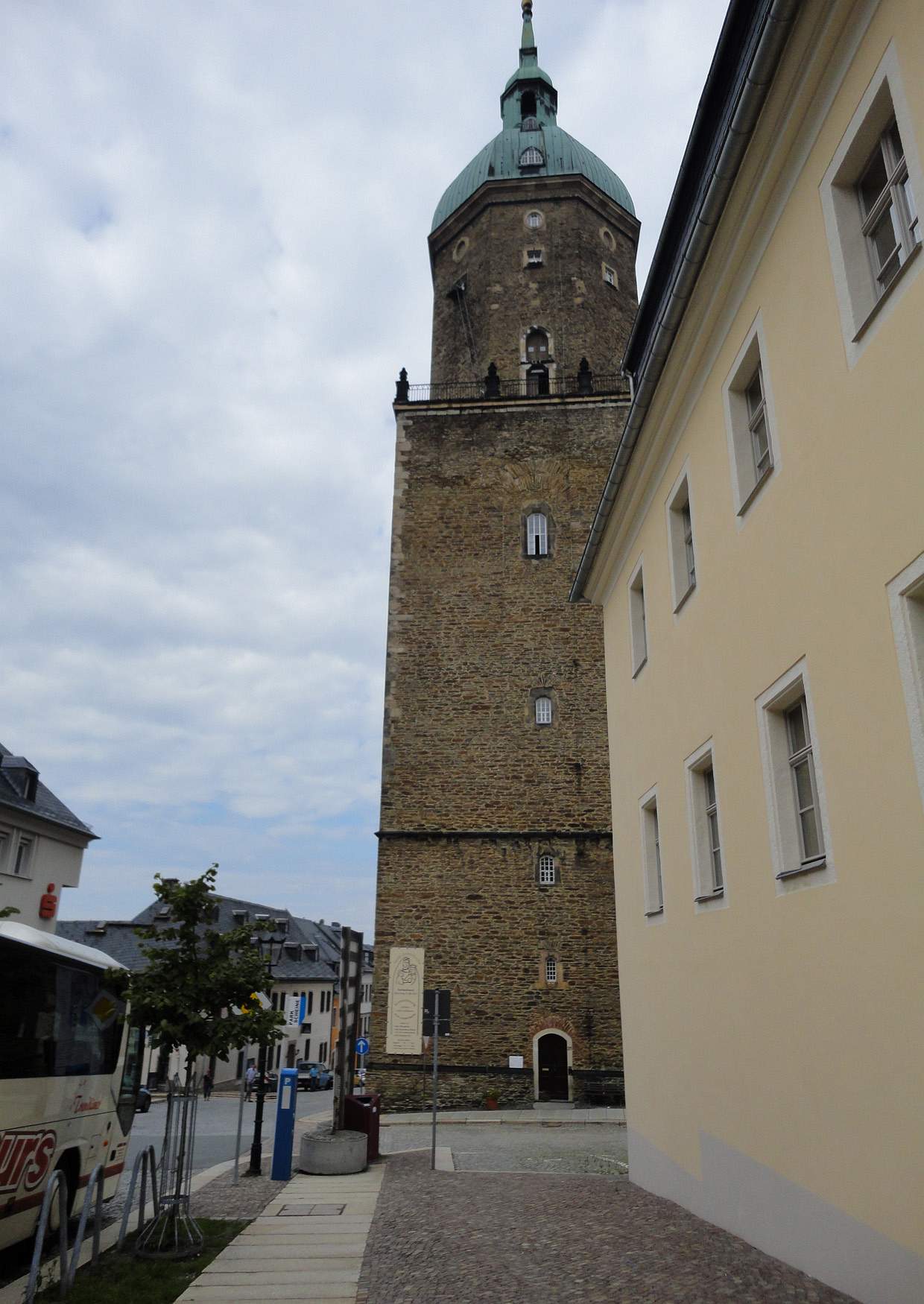 Spaziergang in Annaberg-Buchholz zur Sankt Annenkirche