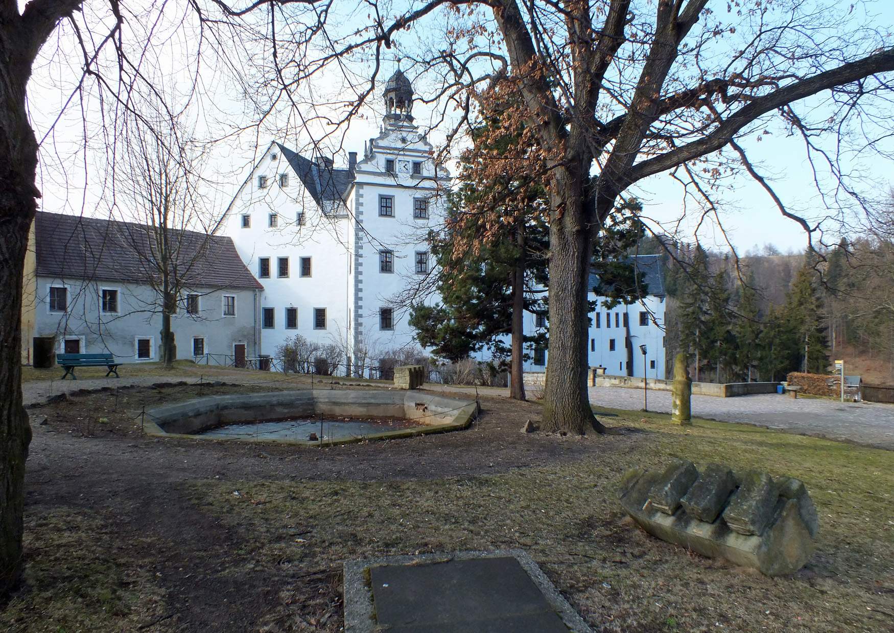 Ausflugsziel Schloss Lauenstein im Erzgebirge