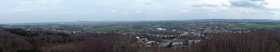 Panorama vom Glückauf Turm in Oelsnitz im Erzgebirge