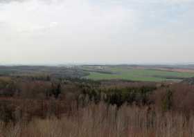 Aussicht vom Glückauf Turm in Oelsnitz im Erzgebirge