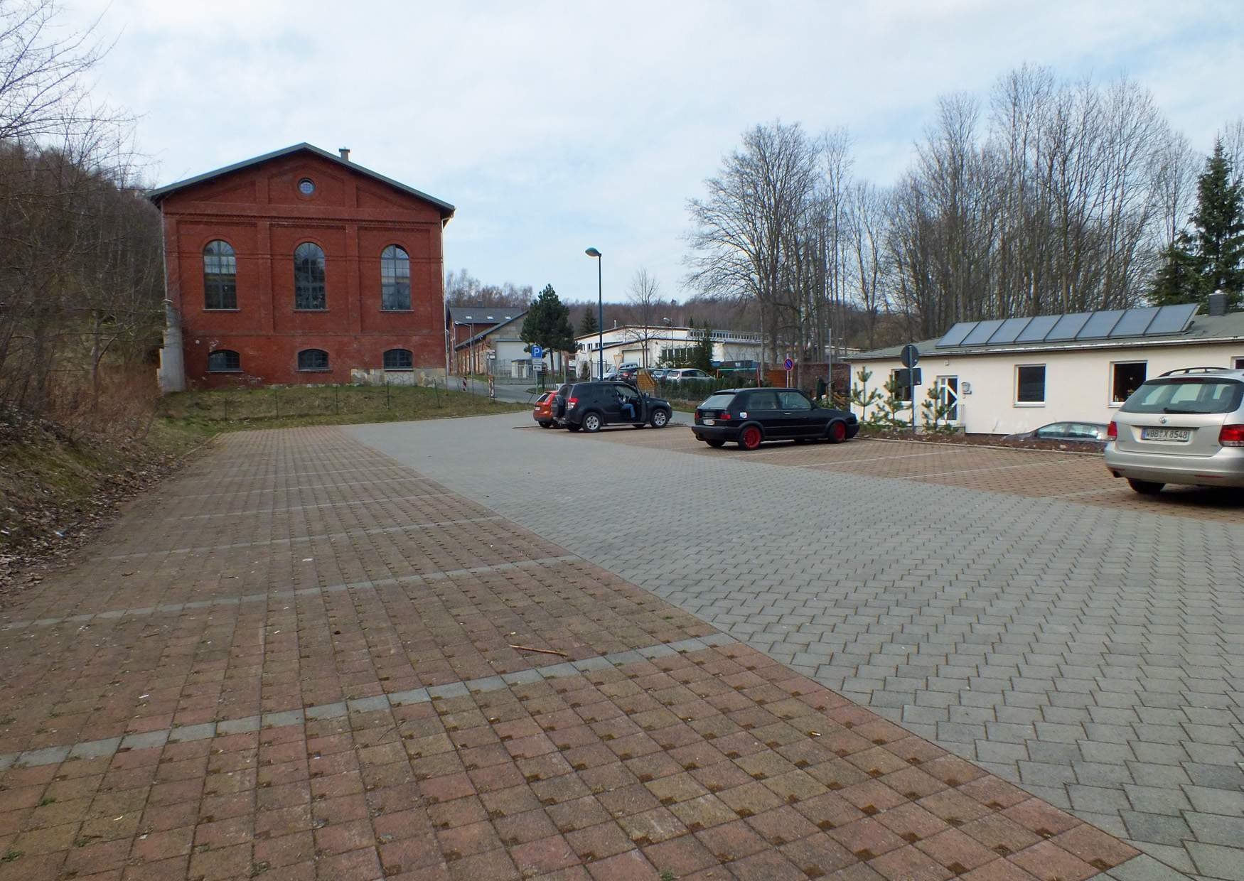 Parkplatz Oelsnitz im Erzgebirge