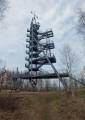 Der Glückauf Turm in Oelsnitz im Erzgebirge