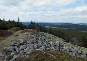 Blockschutthalde auf dem Kahleberg bei Altenberg