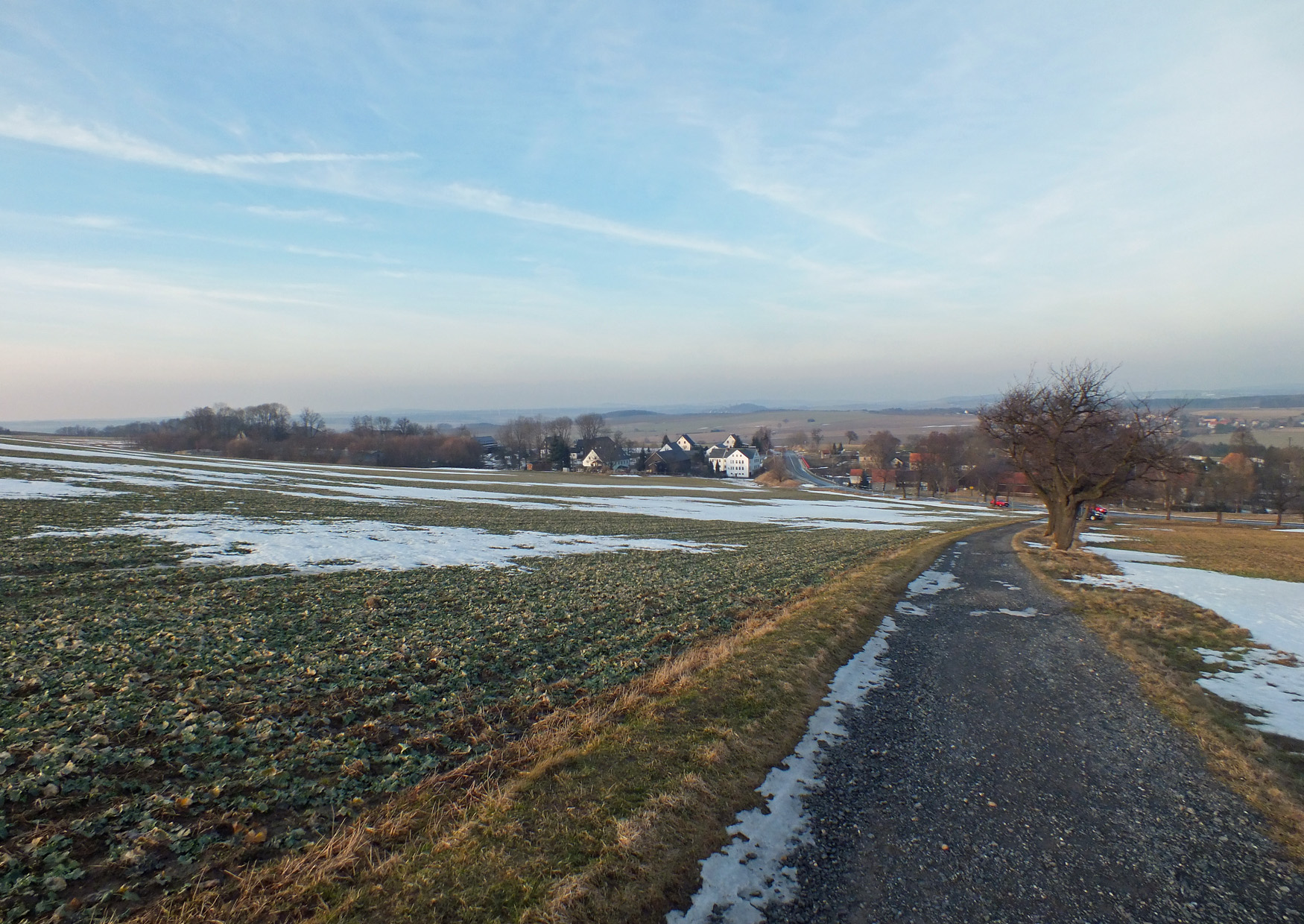 Auf dem Weg zur Hohburkersdorfer Höhe