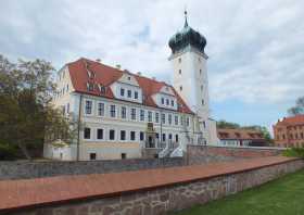 Das Barockschloss Delitzsch in voller Pracht