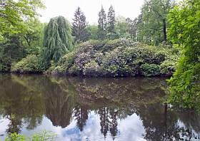 Der Kromlauer Park ist ein beliebtes Ausflugsziel, besonders in der Blütezeit im April und Mai.