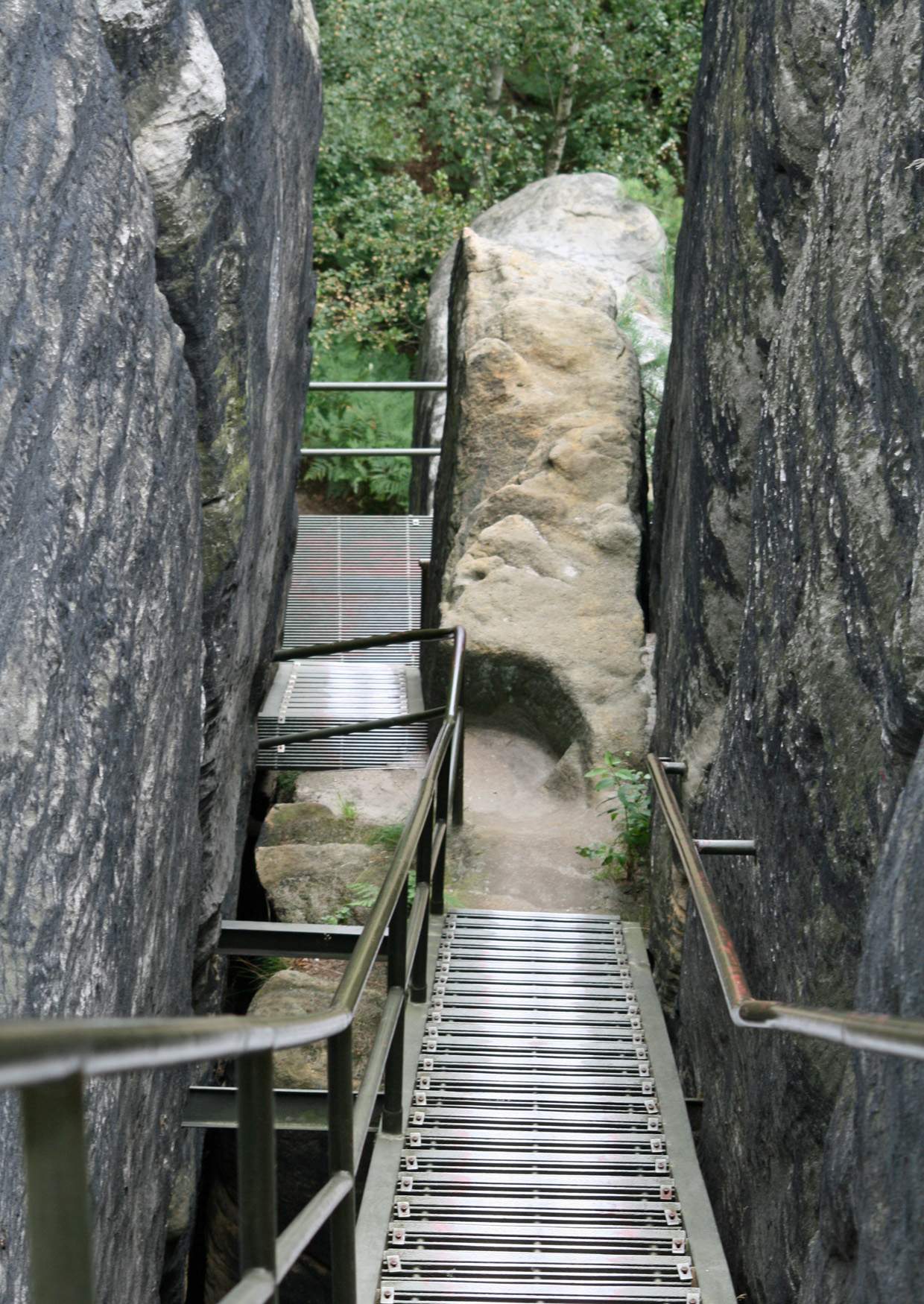 Touristisch ausgebaute Wanderwege in der Sächsischen Schweiz