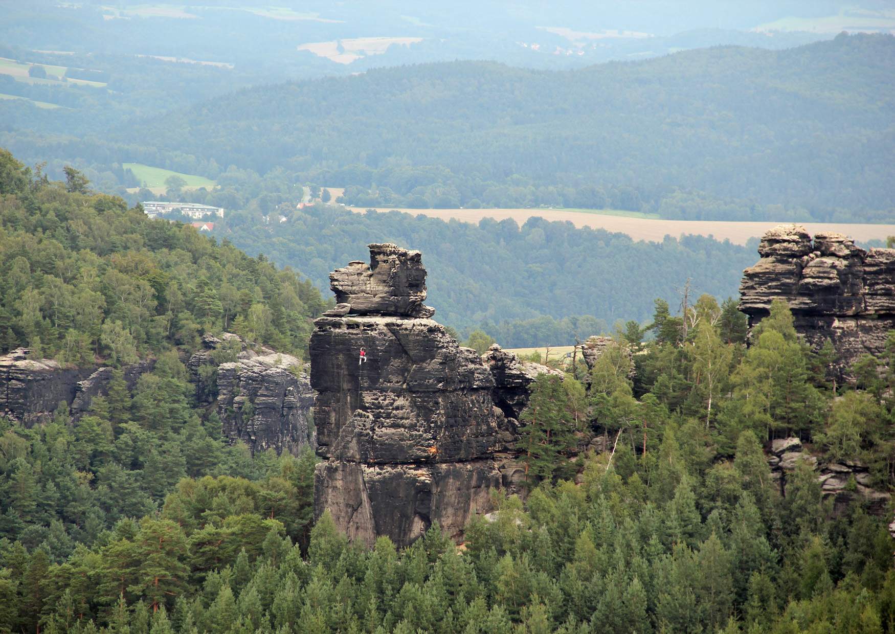 Bergsteiger an der Hunskirche