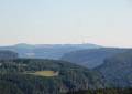 Der Blick auf dem Bukova hora im Böhmischen