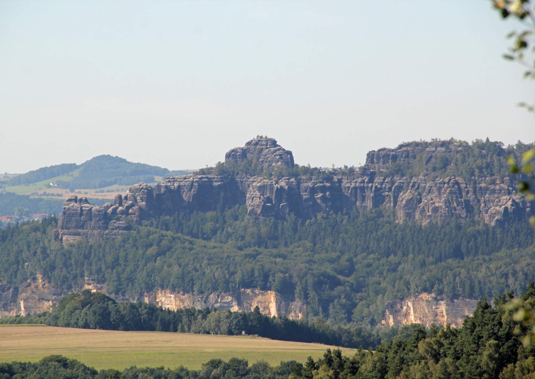 Der Aussichtspunkt auf dem Zirkelstein