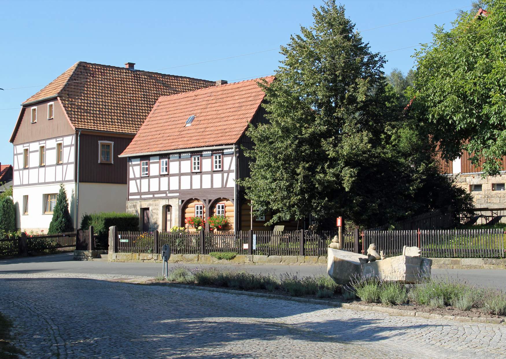 In Schöna auf dem Weg zur Kaiserkrone