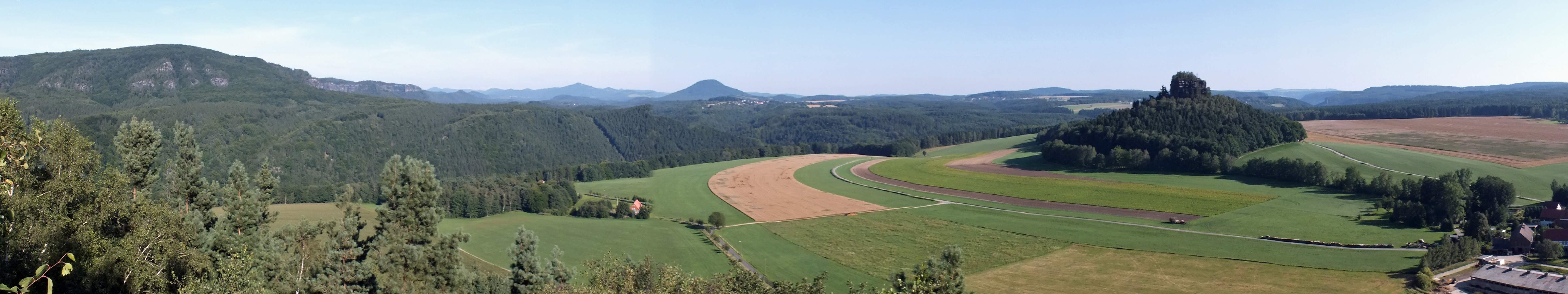 Panorama von der Kaiserkrone - Rosenberg