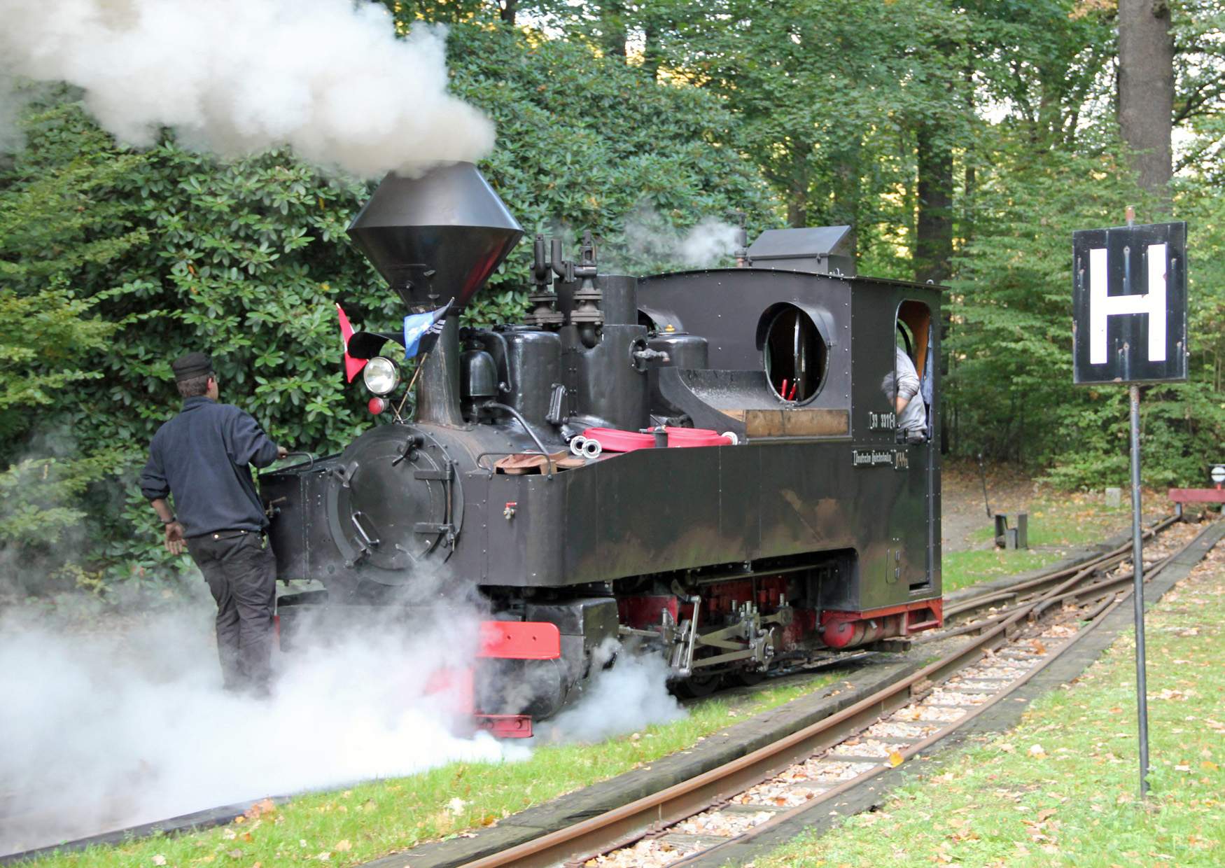 Erlebnis Dampflok der Parkeisenbahn Muskau