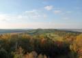 Spazieren am Wilisch bei Kreischa und Dresden der Herbstblick