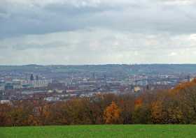 Rockauer Höhe, der herrliche Blick auf die Dresdner Altstadt