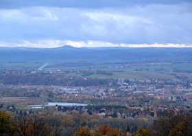 Der Blick von Rockau nach Süden