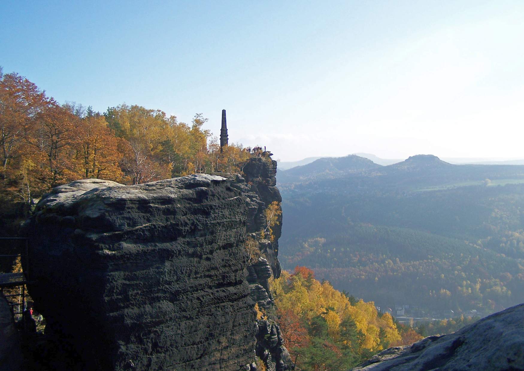 Ausflugsziel Lilienstein im Elbsandsteingebirge