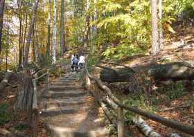 Wanderweg Lilienstein Nordaufstieg