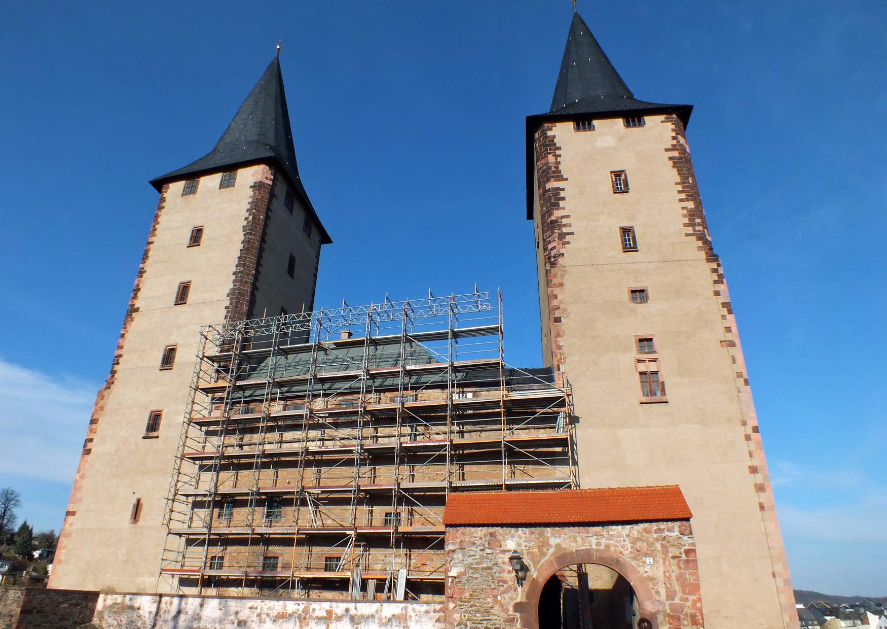Zwei Türme Schloss Rochlitz