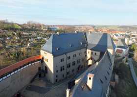 Schloss Rochlitz Innenhof, Wehrgang, Fürsten- und Querhaus